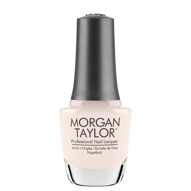 Morgan Taylor Nail Lacquer (Simply Irresistible) Nude Professional Lacquer, Vibrant, Chip-Resistant, Fast-Drying, Long-Lasting, High-Shine, Perfect f