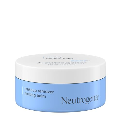 Neutrogena Makeup Remover Melting Balm to Oil with Vitamin E, Gentle and Nourishing Cleansing Balm for Eyes, Lips, or Face, Travel-Friendly for On-th