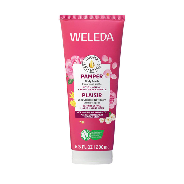 Weleda Aroma Essentials Pamper Creamy Body Wash, Parabens Free, 6.8 Fluid Ounce (Pack of 1)