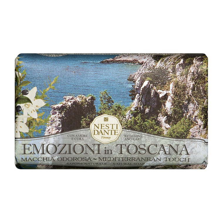 Nesti Dante Emozioni In Toscana Natural Soap, Mediterranean Touch, 8.8 Ounce