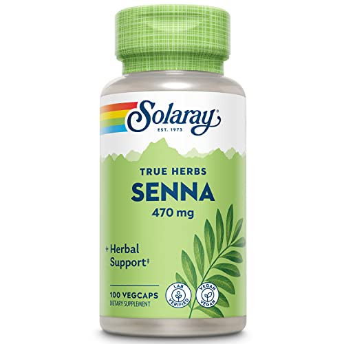 SOLARAY Senna Leaf, Veg Cap (Btl-Plastic) 470mg | 100ct