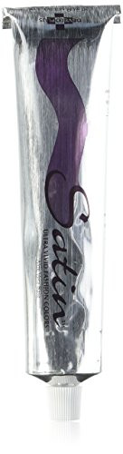 Satin Ultra Vivid Fashion Colors, 8G Light Golden Blonde Hair Dye, 3 oz., Gold Series Permanent Hair Dye, Made with Soy Protein and Aloe Vera, Vegan