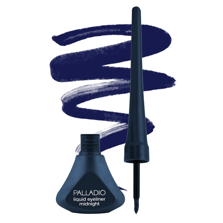 Palladio Liquid Eyeliner, Highly Pigmented and Waterproof Eyeliner, For Intense Eye Definition, Smear-proof Eyeliner Liquid, Includes Easy Grip Wand
