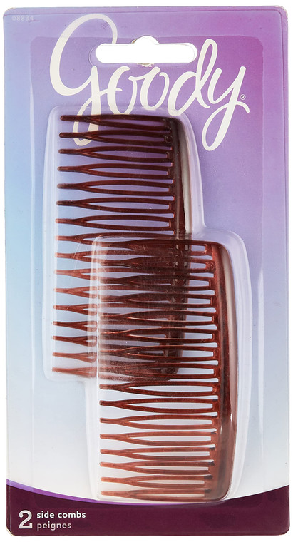 Goody WoMens Classics Mock Tort Comb, Side, 0.51 Inch, 2 Count