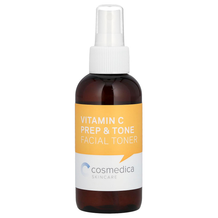 Vitamin C Prep & Tone (4oz) Facial Toner and Prep, Minimize Pores and Remove Excess Dirt, Oil, and Make-Up- Best Vitamin C for Skin