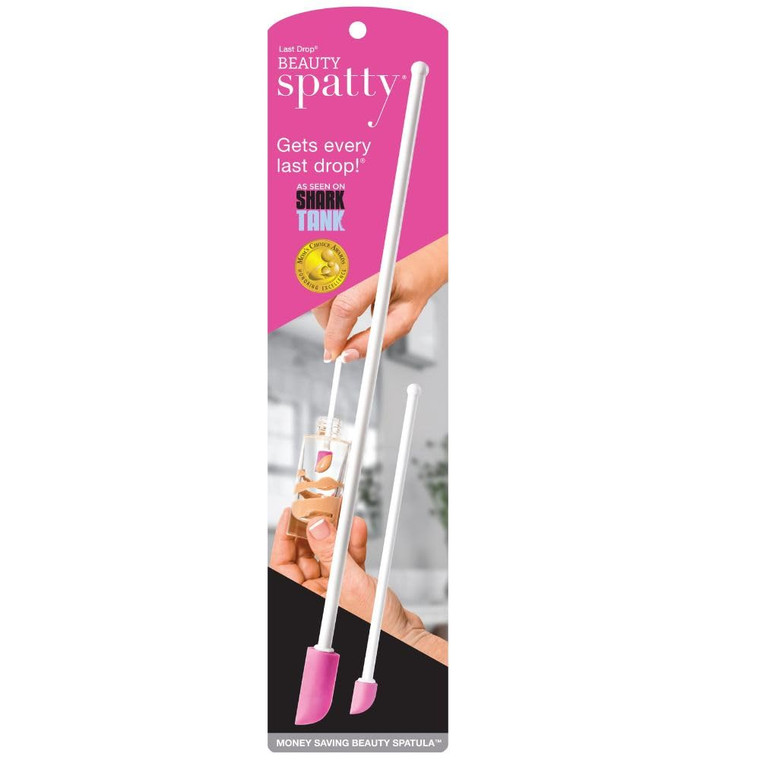 Spatty Daddy Beauty Spatula Set (6 and 12 Inch Pink) Mini Makeup Tool, Makeup Beauty Set, Stocking Stuffers, Teenage Girls Gifts, Best Stocking Stuff