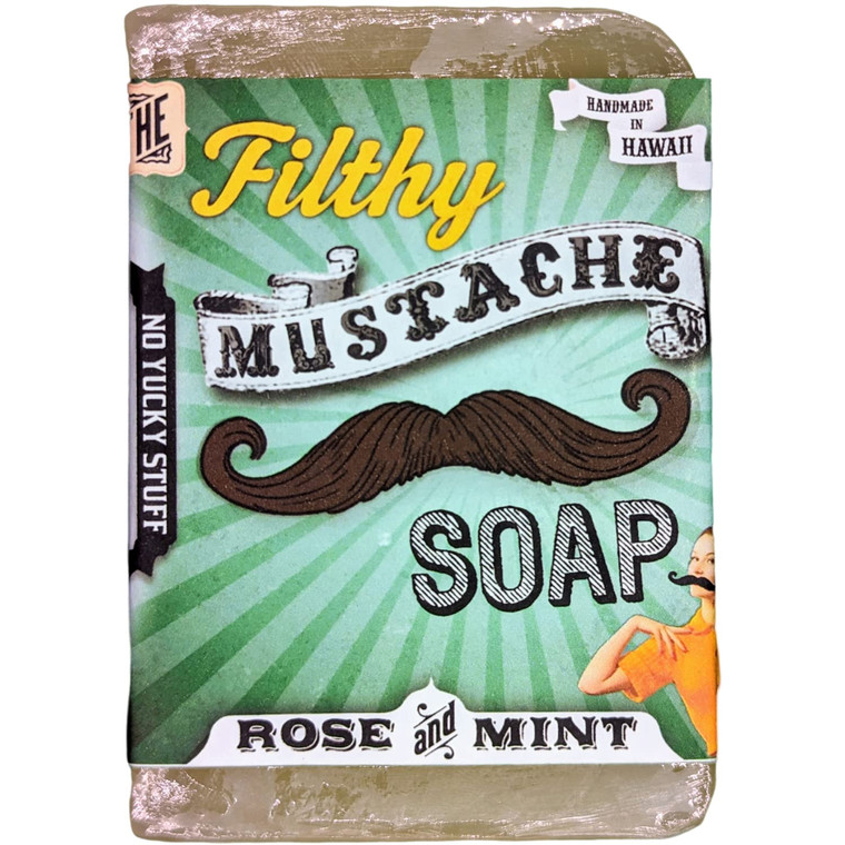 FILTHY FARMGIRL Filthy Moustache Soap, 1 EA