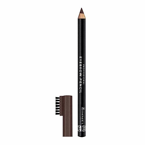 Rimmel Professional Eyebrow Pencil, Dark Brown 1 ea (Pack of 2)