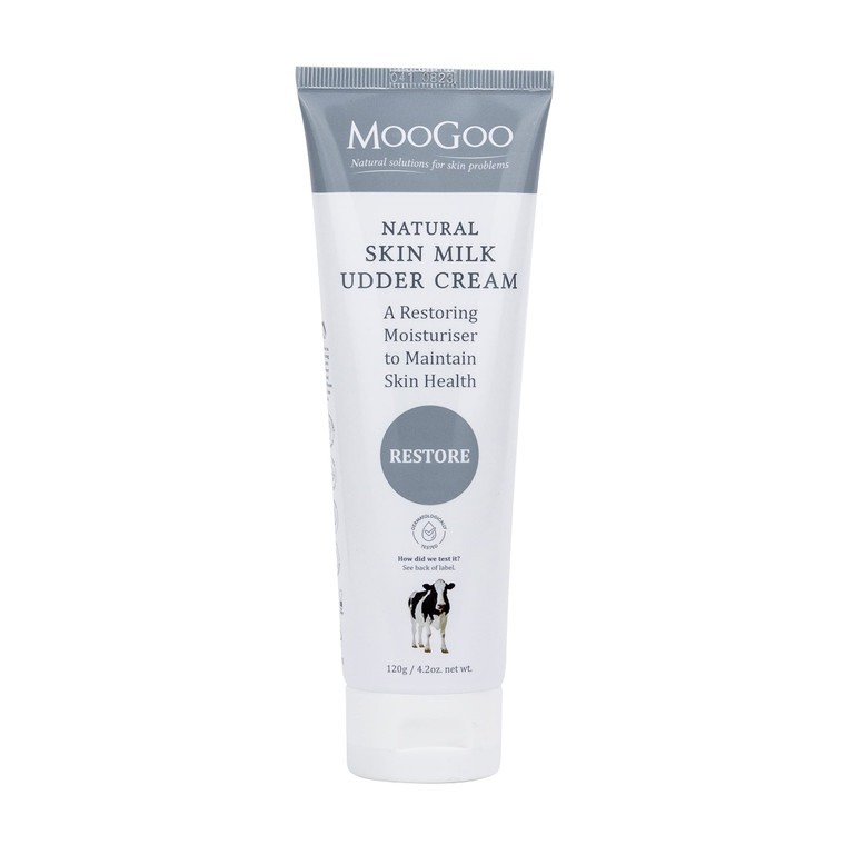 MooGoo Natural Skin Milk Udder Cream - Lightweight Face & Body Moisturizer for Sensitive, Irritated, Dry or Itchy Skin, For All Ages Including Childr