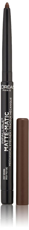 L'Oreal Paris Infallible Matte-Matic Mechanical Eyeliner, Deep Brown, 0.01 oz.