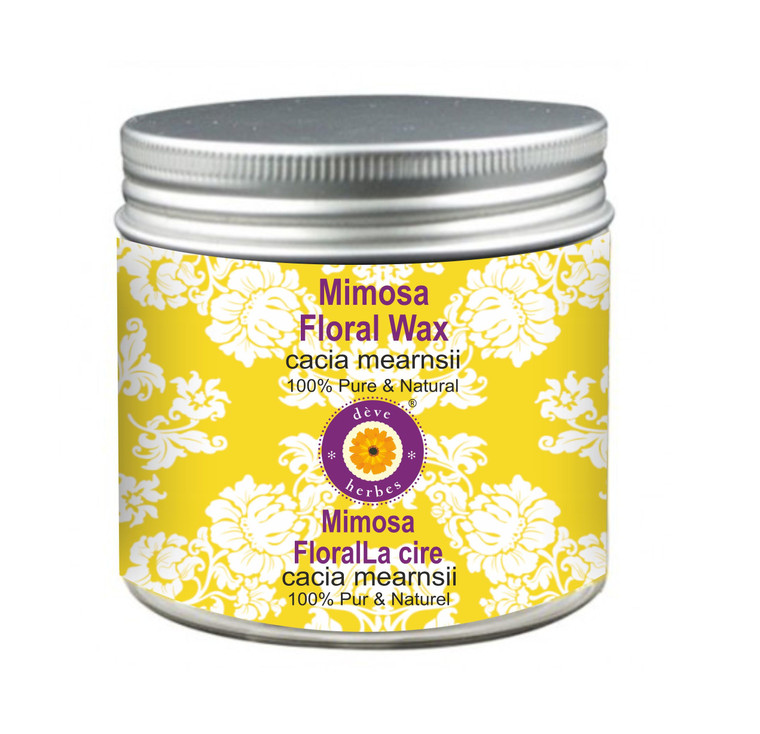dève herbes Pure Mimosa Floral Wax (Acacia mearnsii) 50gm