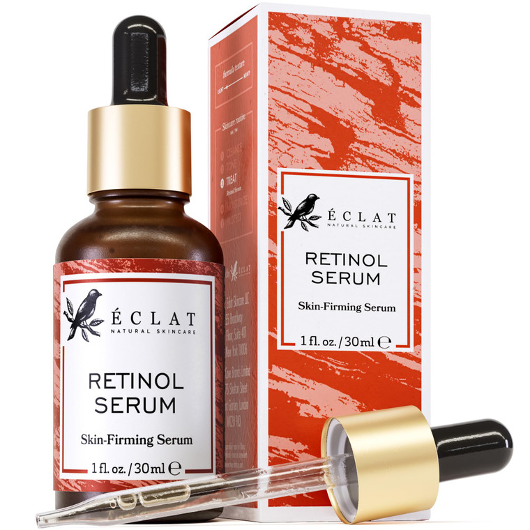 Eclat Skincare Renewing Retinol Serum for Face - Anti Aging Serum with Hyaluronic Acid & Aloe Vera  Hydrates and Improves the Signs of Aging (Fine L