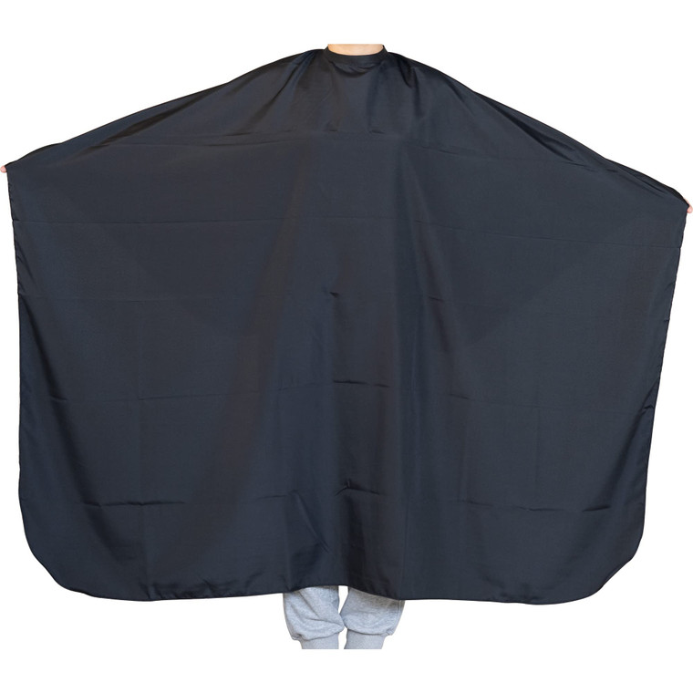 Large Size 63" x 55" Barber Cape Professional Salon Cape Hairdresser Hair Cutting Cover Cape with Adjustable Snap Closure for Men Women Kids Hair Cut