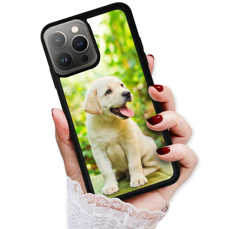 for iPhone 16 Pro Max, Durable Protective Soft Back Case Phone Cover, HOT12959 Puppy Dog Labrador 12959