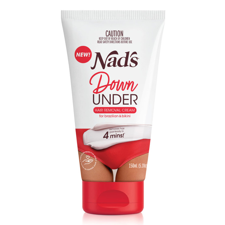 Nad's Down Under Cream for Women, Intimate Hair Removal Cream 150 ml