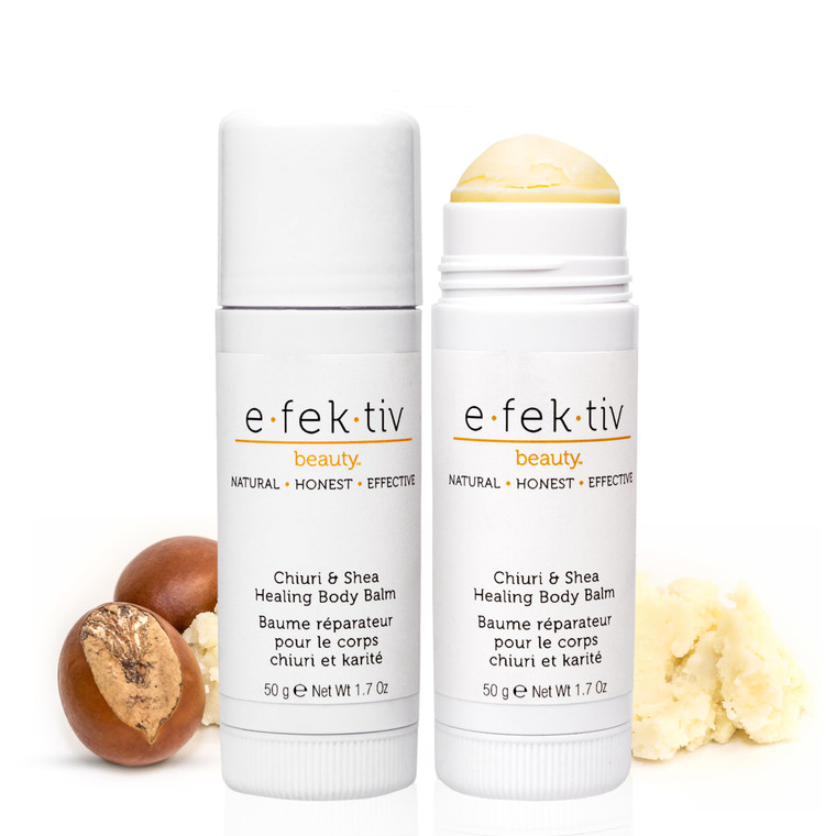e.fek.tiv beauty Chiuri and Shea Healing Body Balm - Deep Moisturizing and Hydrating - Body Butter Hydrating Balm - Travel Size - Paraben-Sulfate Fre