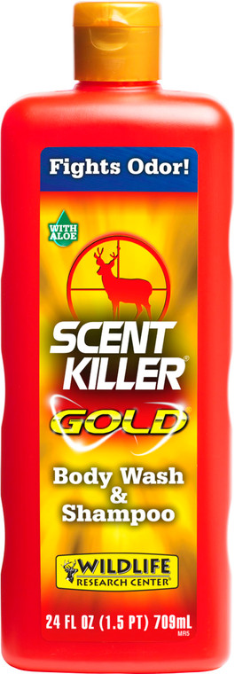 Wildlife Research Scent Killer Gold Body Wash and Shampoo, (12-Ounce), Multi