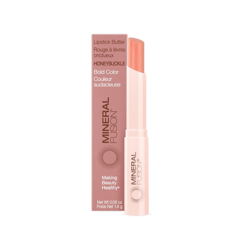 Mineral Fusion Lipstick Butter, Honeysuckle, 0.06 Ounce