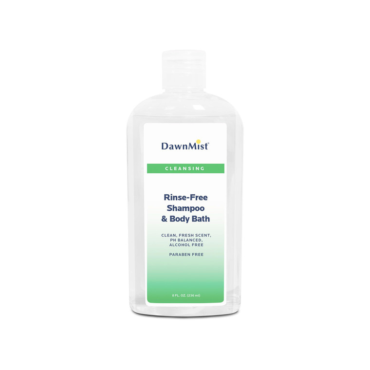 Dawn Mist Rinse-Free Shampoo and Body Bath (2- 8 oz Bottles)