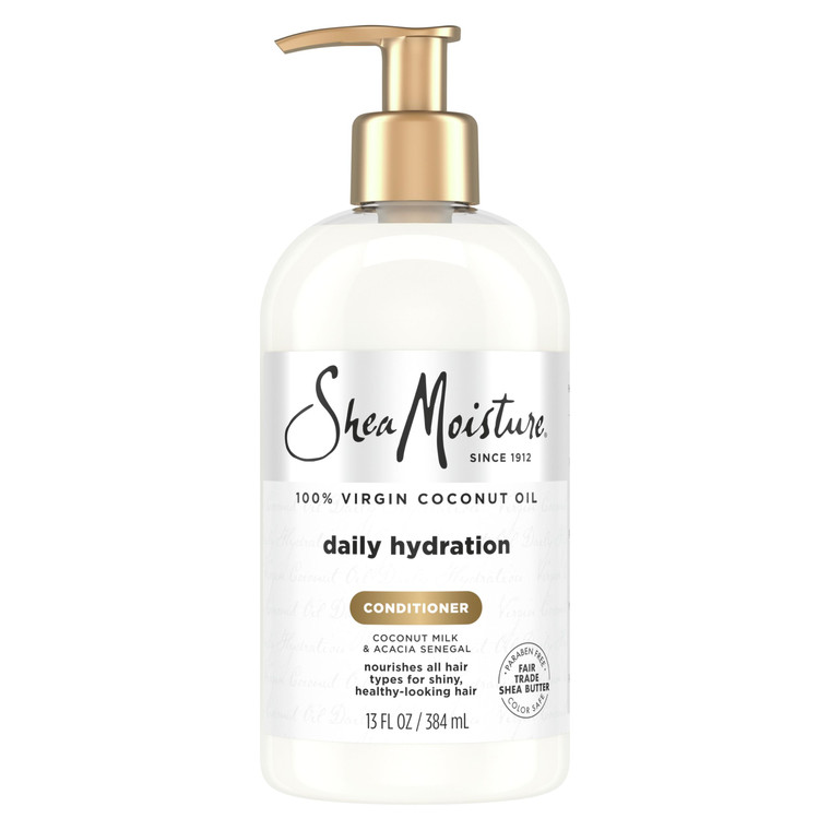 Shea Moisture Daily Hydrating Conditioner Virgin Coconut Oil For All Hair Types Sulfate-Free 13 oz