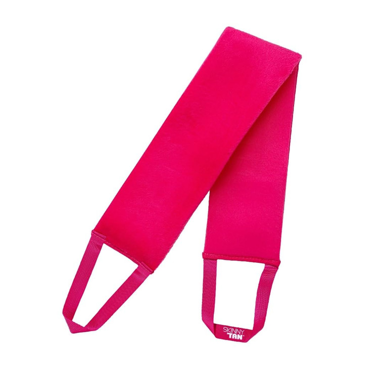 Skinny Tan Self-Tan Back Applicator - Velvety Soft Luxe Texture - Handles for Ease of Use and Keeps Hands Clean - Seam Free for Flawless Finish - Lon