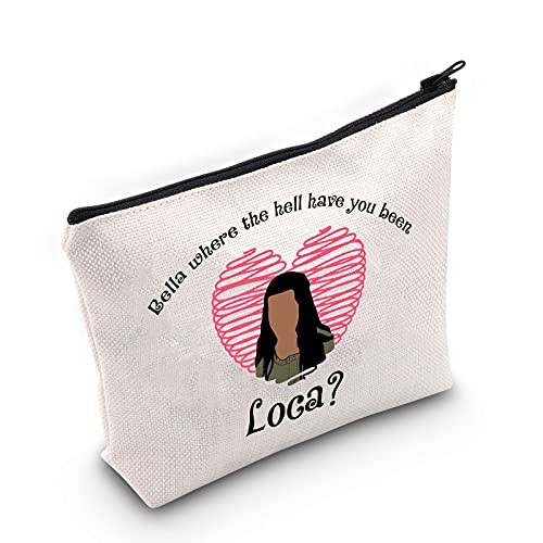 TOBGBE Comedy Vampire TV Show Makeup Bag Where The Hell Have You Been Loca Twilight Gift TV Show Merchandise (where Loca)