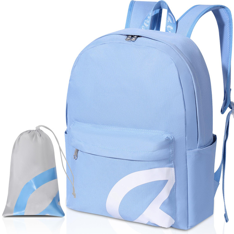 TRAILKICKER Backpack for School, Basic Bookbag 22L for Men Women Girls Boys Teens Middle School College, Durable Lightweight School Backpack with Dra