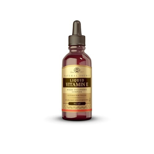 Solgar Liquid Vitamin E (with Dropper), 2 fl. oz. - Antioxidant, Skin & Immune Support, Overall Health - Natural, Liquid Vitamin E - Non-GMO, Vegan,