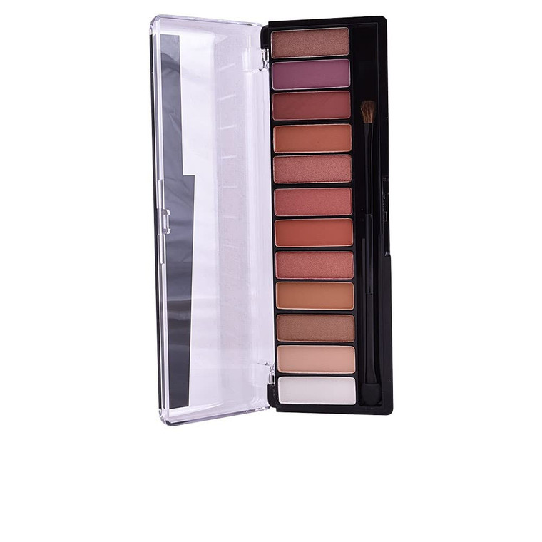 Rimmel London Magnif'Eyes Eyeshadow Palette, 12 Shades, Blendable Formula, Versatile, 005, Spice, 0.5oz