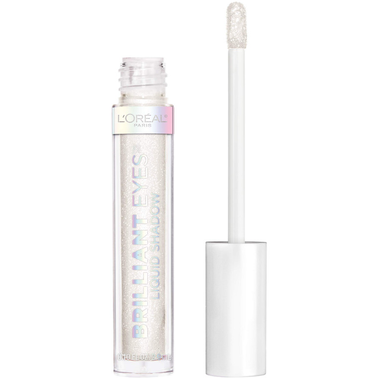 L'Oreal Paris Brilliant Eyes Shimmer Liquid Eye Shadow, Longwearing Lasting Shimmer, Crease Resistant, Flake-Proof, Precision Applicator, Quick Dry,