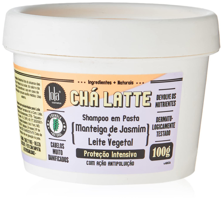 Lola From Rio - Chai Latte - Jasmine Shampoo, Restores Damaged Hair and Restores Lost Nutrients 3.53 Fl Oz