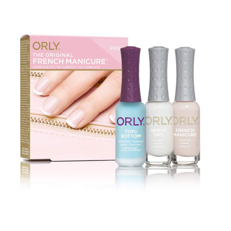 Orly French Manicure Nail Polish Kits and Bundles (Pink French Manicure Kit)