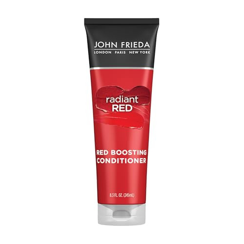 John Frieda Radiant Red, Color Boosting Conditioner, Hydrates and Enhances Red Tones with Pomegranate Extract and Vitamin E for Natural or Color-Trea
