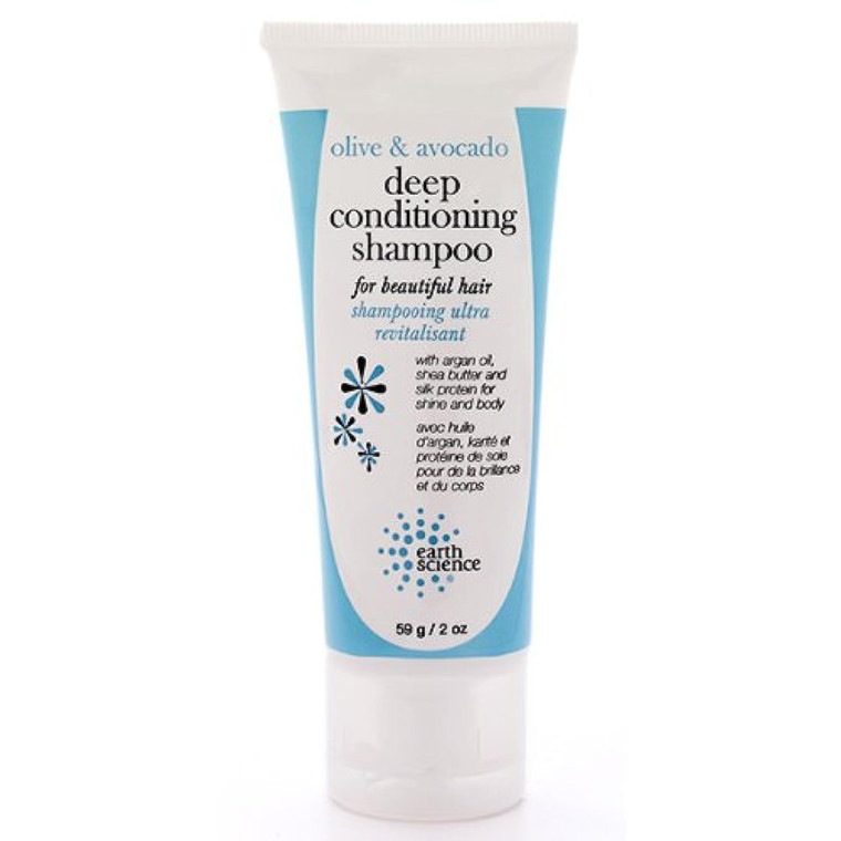 Earth Science Olive and Avocado Deep Conditioning Shampoo, 2 Ounce