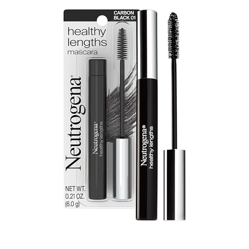Neutrogena Healthy Lengths Mascara - with Vitamin E & Olive Oil, Lengthening Formula Extends the Look of Your Lashes up to 100% without Clumping, Fla
