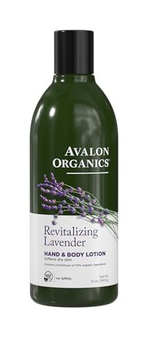 Avalon Organics Hand & Body Lotion, Nourishing Lavender, 12 Oz