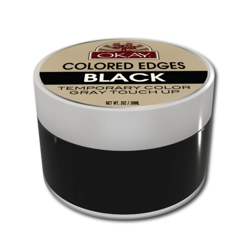 OKAY COLORED EDGES BLACK 2oz/59ml- OKAY-EDGEBLK2