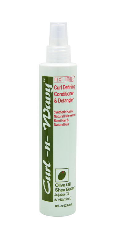 On Natural Next Image Curl-n-Wavy Curl Defining Conditioner and Detangler Oilive Oil, Shea Butter, Jojoba Oil & Vitamin E, 8 Ounce
