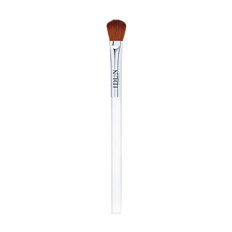 Idun Minerals - Blending Brush - Effortless Transition - Fluffy Tipped Brush With Slightly Elongated Bristles - Feather Soft With No Harsh Edges - Pe