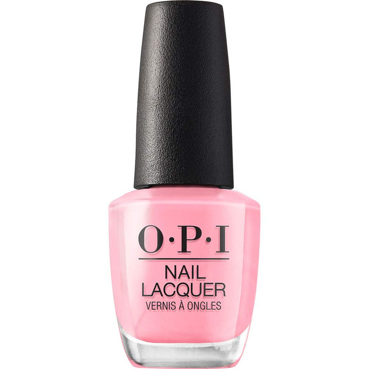 OPI Nail Lacquer Suzi Nails New Orleans | Opaque Soft Pink Crème Chip Resistant Nail Polish | Fast Drying, Streak Free