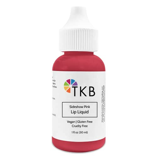 TKB Lip Liquid Color | Liquid Lip Color for TKB Gloss Base, DIY Lip Gloss, Pigmented Lip Gloss and Lipstick Colorant, Made in USA (1floz (30ml), Side