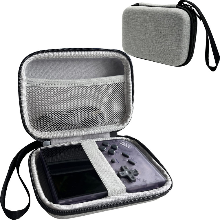 LeoTube Carrying Case for RG35XX, Storage Travel Holder Compatible with Portable Game Console Accessories
