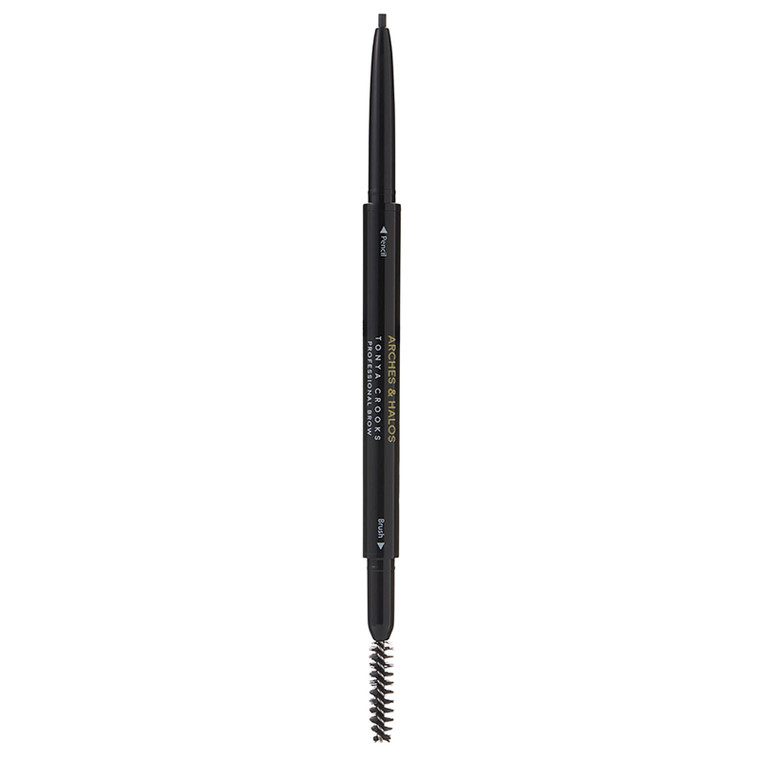 Arches & Halos Micro Defining Brow Pencil - For a Fuller and More Defined Brow- Dual Ended Pencil with Brush - Vegan and Cruelty Free Makeup - Charco