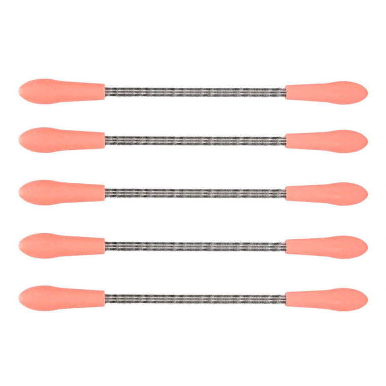 Uxsiya 5pcs Facial Hair Remover, Stainless Steel Spring Manual Epilator Threading Tool for Quick Hair Removal