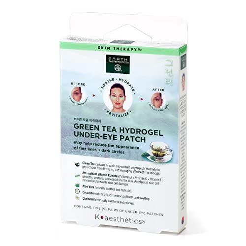 Earth Therapeutics Hydrogel Under-Eye Recovery Patch -  Reduce Wrinkles, Puffy Eyes, Dark Circles  Revitalize & Refresh Your Skin - 5 Pairs (10 Pat