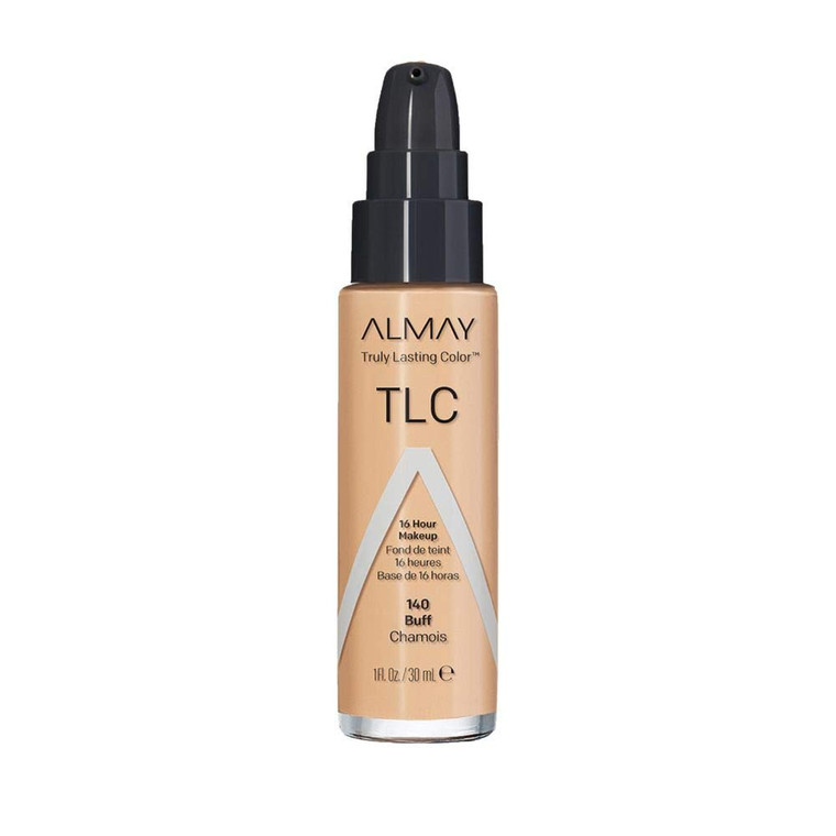Almay Liquid Foundation, Truly Lasting Color, Long Wearing Natural Finish, Vitamin E and Lemon Extract, Hypoallergenic, Cruelty-Free, Dermatologist T