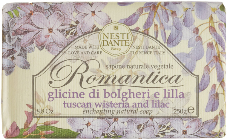 Romantica Enchanting Natural Soap - Tuscan Wisteria & Lilac -250g/8.8oz