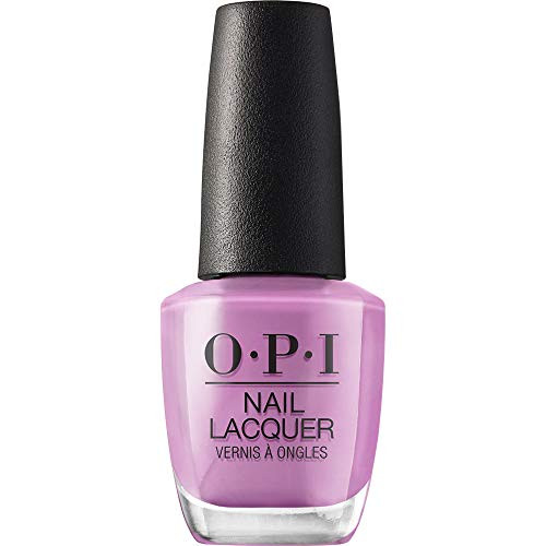 OPI Nail Lacquer One Heckla of a Color! | Opaque Soft Purple Crème Chip Resistant Nail Polish | Iceland Collection