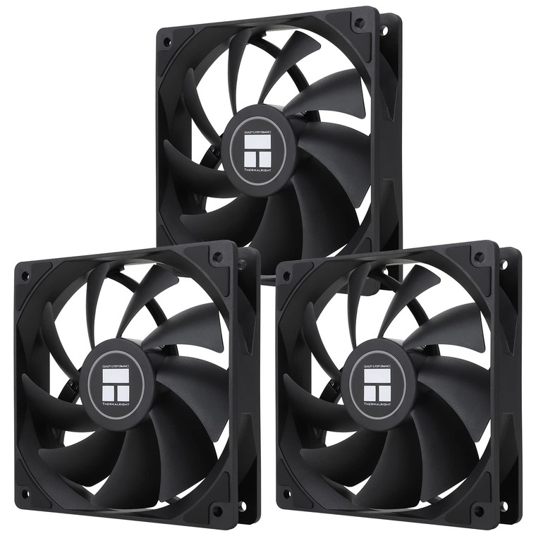 Thermalright TL-C12C X3 CPU Fan 120mm Case Cooler Fan, 4pin PWM Silent Computer Fan with S-FDB Bearing Included, up to 1550RPM Cooling Fan?3 Quantiti