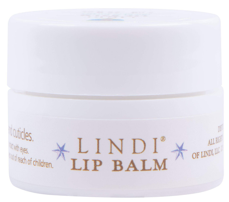 LINDI SKIN Lip Balm - Gentle, Non-Irritating, Vitamin E Formula That Hydrates and Soothes Dry, Chapped Lips - Soother for Nails & Cuticles - Allergy